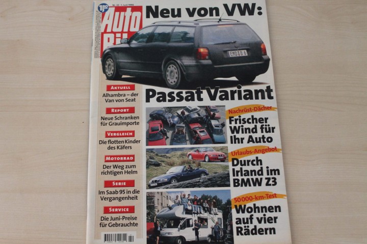 Deckblatt Auto Bild (22/1996)